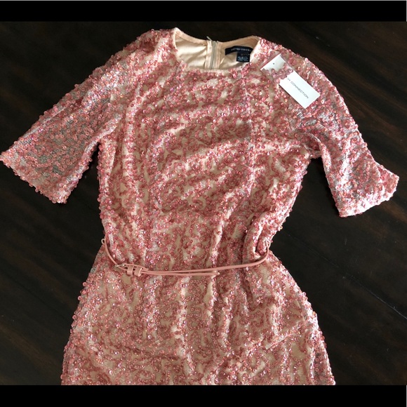 French Connection Dresses & Skirts - NWT French Connection Pink Sequin Dress